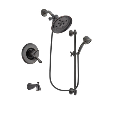 Delta Linden Venetian Bronze Tub and Shower Faucet System w/Hand Shower DSP2587V