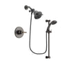 Delta Trinsic Venetian Bronze Finish Shower Faucet System Package with Shower Head and Personal Handheld Shower Spray with Slide Bar Includes Rough-in Valve DSP2634V