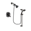 Delta Addison Venetian Bronze Finish Dual Control Shower Faucet System Package with Water Efficient Showerhead and Personal Handheld Shower Spray with Slide Bar Includes Rough-in Valve DSP2676V