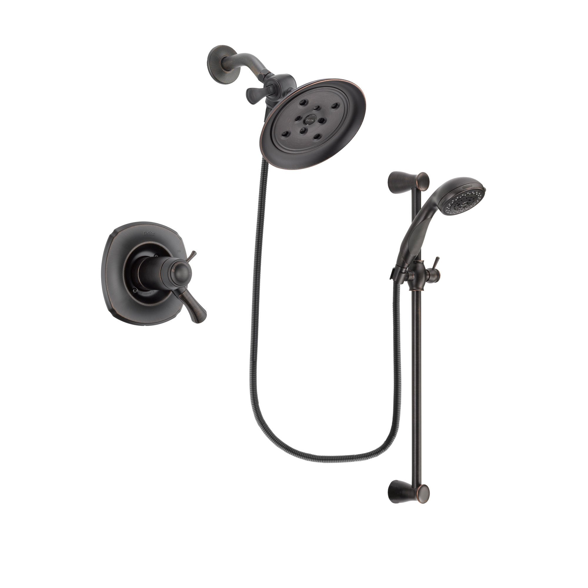 Delta Addison Venetian Bronze Shower Faucet System with Hand Shower DSP2688V