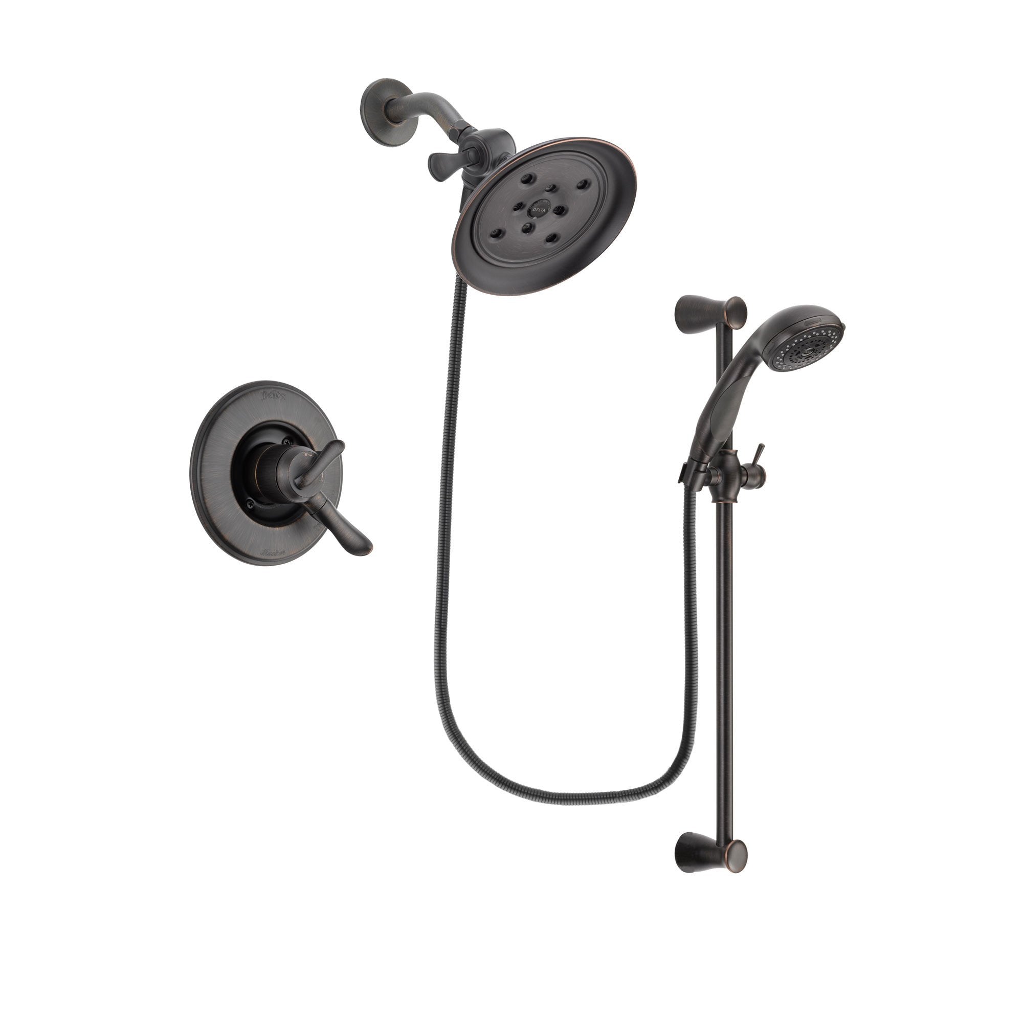 Delta Linden Venetian Bronze Shower Faucet System with Hand Shower DSP2708V