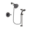 Delta Lahara Venetian Bronze Finish Shower Faucet System Package with 5-1/2 inch Showerhead and Personal Handheld Shower Spray with Slide Bar Includes Rough-in Valve DSP2722V