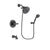 Delta Lahara Venetian Bronze Finish Tub and Shower Faucet System Package with 5-1/2 inch Showerhead and 5-Setting Wall Mount Personal Handheld Shower Spray Includes Rough-in Valve and Tub Spout DSP2841V