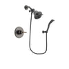 Delta Trinsic Venetian Bronze Finish Shower Faucet System Package with Shower Head and Modern Wall Mount Personal Handheld Shower Spray Includes Rough-in Valve DSP2874V