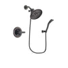 Delta Lahara Venetian Bronze Finish Shower Faucet System Package with Large Rain Shower Head and Modern Wall Mount Personal Handheld Shower Spray Includes Rough-in Valve DSP2932V