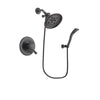 Delta Leland Venetian Bronze Finish Dual Control Shower Faucet System Package with Large Rain Shower Head and Modern Wall Mount Personal Handheld Shower Spray Includes Rough-in Valve DSP2944V