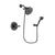 Delta Lahara Venetian Bronze Finish Shower Faucet System Package with 5-1/2 inch Showerhead and 3-Spray Wall-Mount Hand Shower Includes Rough-in Valve DSP3082V