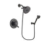 Delta Leland Venetian Bronze Finish Dual Control Shower Faucet System Package with 5-1/2 inch Showerhead and 3-Spray Wall-Mount Hand Shower Includes Rough-in Valve DSP3094V