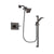 Delta Vero Venetian Bronze Finish Shower Faucet System Package with Square Showerhead and Modern Handheld Shower Spray with Slide Bar Includes Rough-in Valve DSP3108V