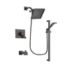 Delta Vero Venetian Bronze Tub and Shower Faucet System with Hand Spray DSP3123V