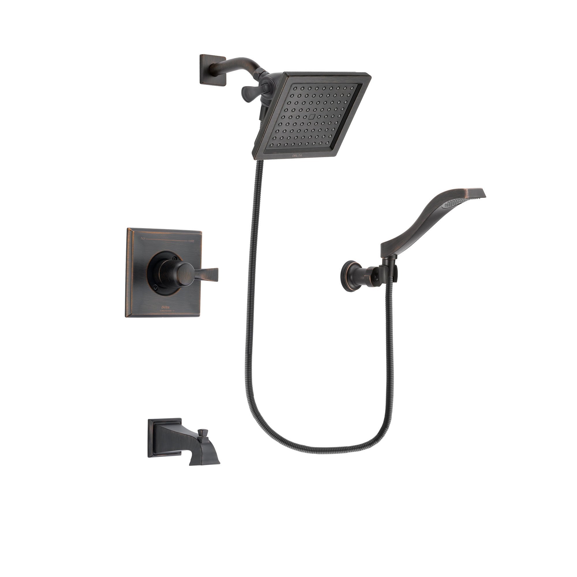 Delta Dryden Venetian Bronze Tub and Shower Faucet System w/Hand Shower DSP3225V