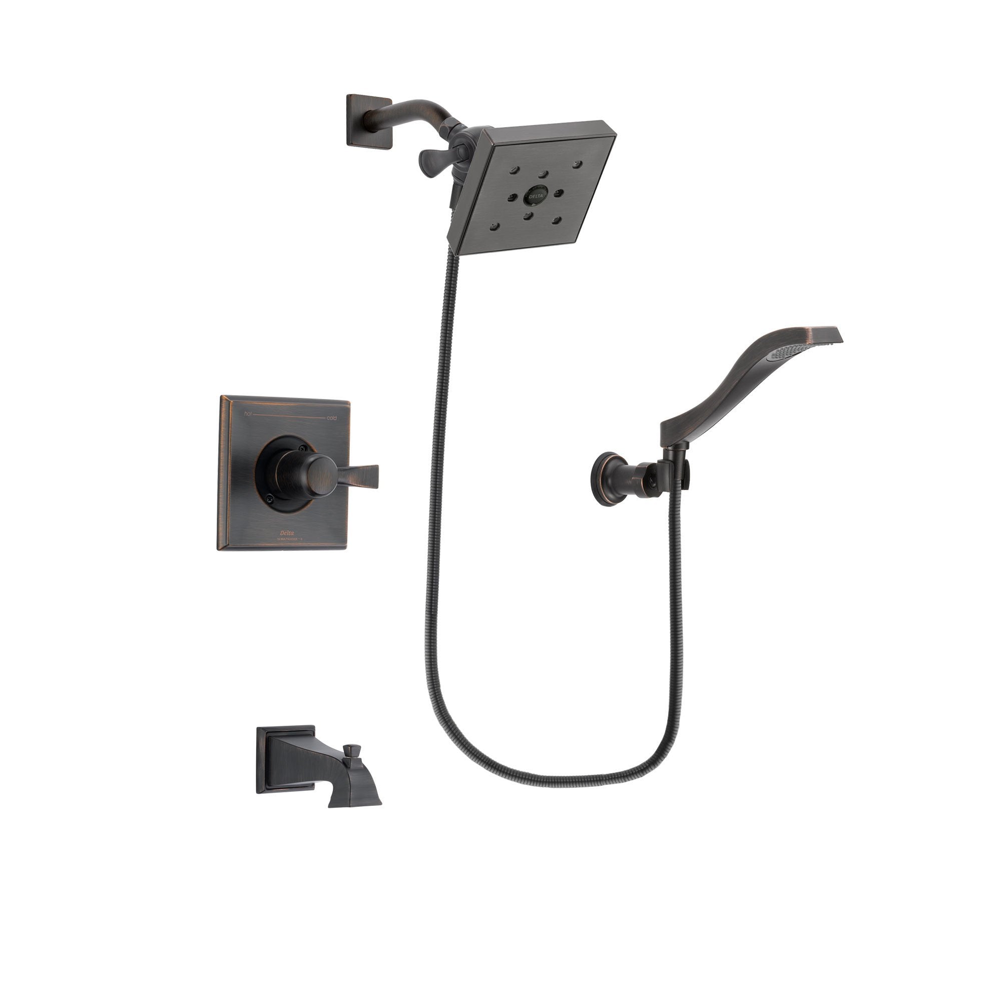 Delta Dryden Venetian Bronze Tub and Shower Faucet System w/Hand Shower DSP3237V