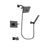 Delta Vero Venetian Bronze Finish Tub and Shower Faucet System Package with Square Shower Head and Modern Wall-Mount Handheld Shower Stick Includes Rough-in Valve and Tub Spout DSP3275V