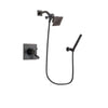 Delta Dryden Venetian Bronze Finish Thermostatic Shower Faucet System Package with Square Showerhead and Cylindrical Wall-Mount Handheld Shower Stick Includes Rough-in Valve DSP3282V