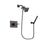 Delta Vero Venetian Bronze Finish Shower Faucet System Package with Square Showerhead and Cylindrical Wall-Mount Handheld Shower Stick Includes Rough-in Valve DSP3288V