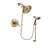 Delta Cassidy Champagne Bronze Shower Faucet System with Hand Shower DSP3480V