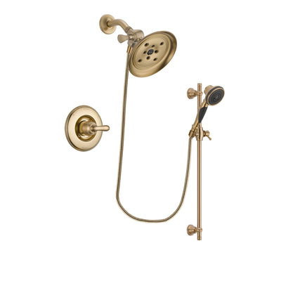 Delta Linden Champagne Bronze Shower Faucet System with Hand Shower DSP3592V