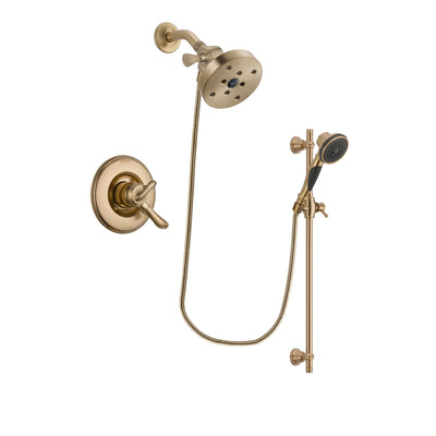 Delta Linden Champagne Bronze Shower Faucet System with Hand Shower DSP3626V