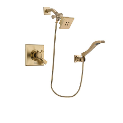 Delta Dryden Champagne Bronze Shower Faucet System with Hand Shower DSP3846V