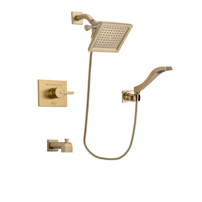 Delta Vero Champagne Bronze Tub and Shower Faucet System w/ Hand Spray DSP3855V