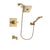 Delta Dryden Champagne Bronze Tub and Shower System with Hand Shower DSP3865V