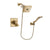 Delta Dryden Champagne Bronze Shower Faucet System with Hand Shower DSP3870V