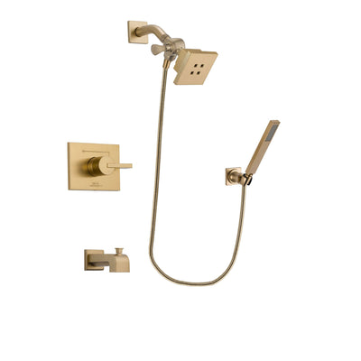 Delta Vero Champagne Bronze Tub and Shower Faucet System w/ Hand Spray DSP3879V