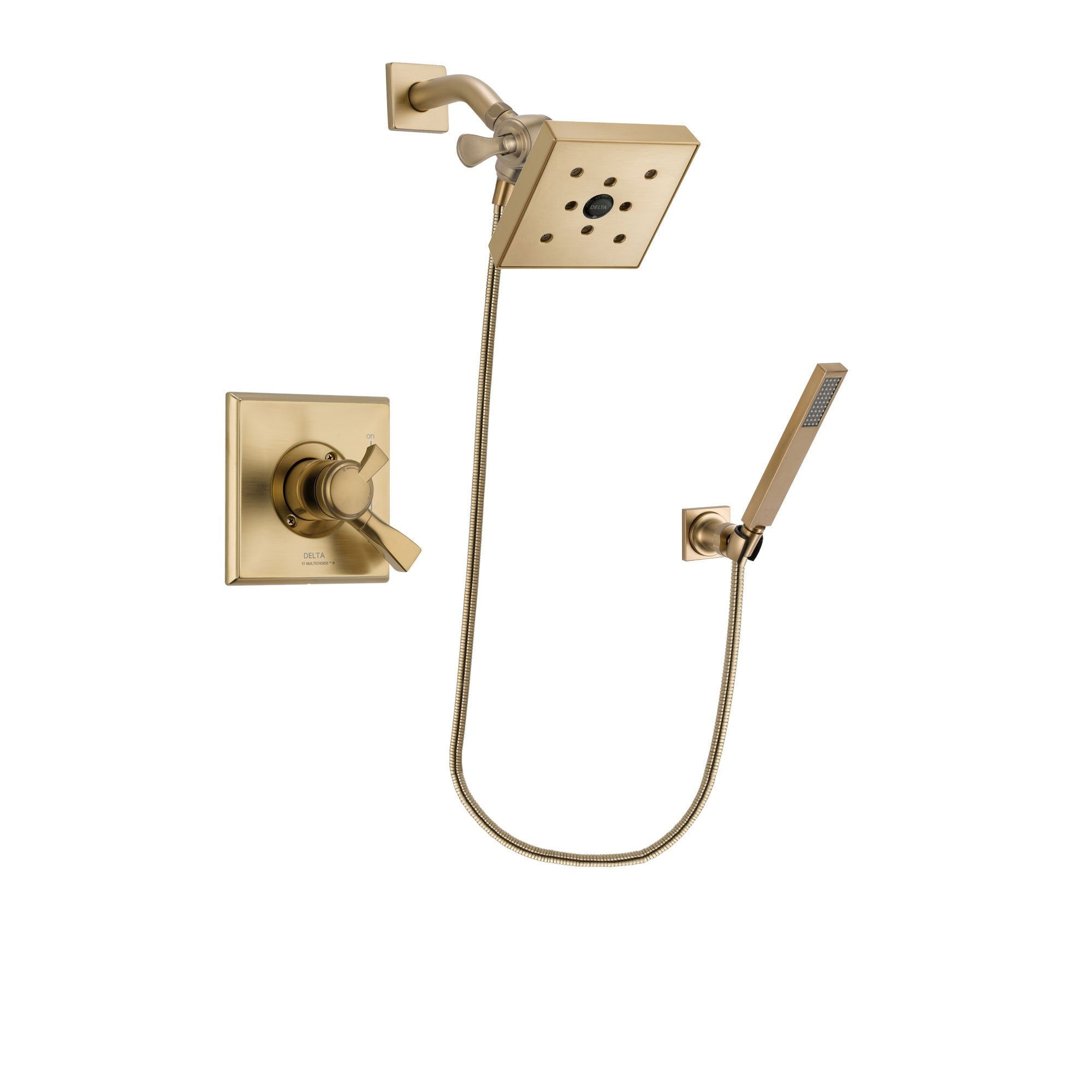 Delta Dryden Champagne Bronze Shower Faucet System with Hand Shower DSP3906V