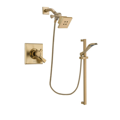 Delta Dryden Champagne Bronze Shower Faucet System with Hand Shower DSP3918V