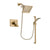 Delta Vero Champagne Bronze Shower Faucet System with Hand Shower DSP3932V