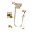 Delta Dryden Champagne Bronze Tub and Shower System with Hand Shower DSP3965V