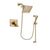 Delta Vero Champagne Bronze Shower Faucet System with Hand Shower DSP3968V