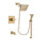 Delta Dryden Champagne Bronze Tub and Shower System with Hand Shower DSP3997V