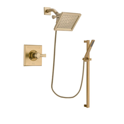 Delta Dryden Champagne Bronze Shower Faucet System with Hand Shower DSP3998V