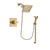 Delta Dryden Champagne Bronze Shower Faucet System with Hand Shower DSP3998V