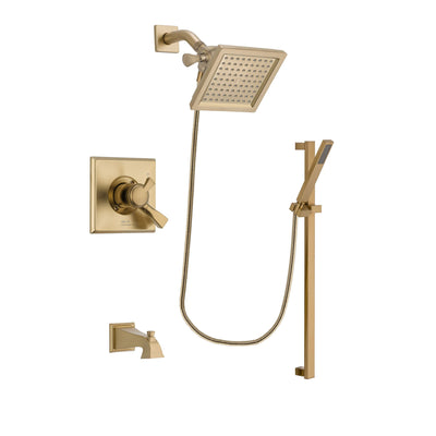 Delta Dryden Champagne Bronze Tub and Shower System with Hand Shower DSP4001V