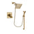 Delta Dryden Champagne Bronze Shower Faucet System with Hand Shower DSP4002V