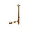 Kingston Brass Polished Brass 18" Trip Lever Waste & Overflow with Grid DTL1182