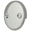 Kingston Brass Chrome Tub 2 Hole Overflow Cover Plate DTT101