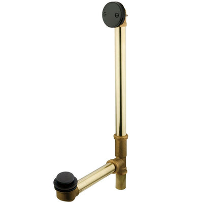 Kingston Oil Rubbed Bronze 20" Tub Waste & Overflow with Tip Toe Drain DTT2205