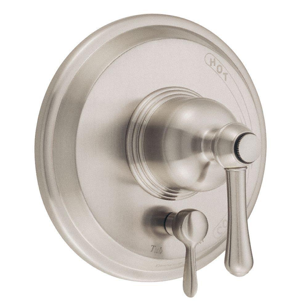 Danze Opulence 1-Handle Pressure Balance Valve with Diverter in Brushed Nickel 558443