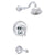 Danze Opulence 1-Handle Pressure Balance Tub and Shower Faucet Trim Kit in Chrome (Valve Not Included) 634470