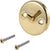 Delta Overflow Plate and Screws Kit in Polished Brass 208213