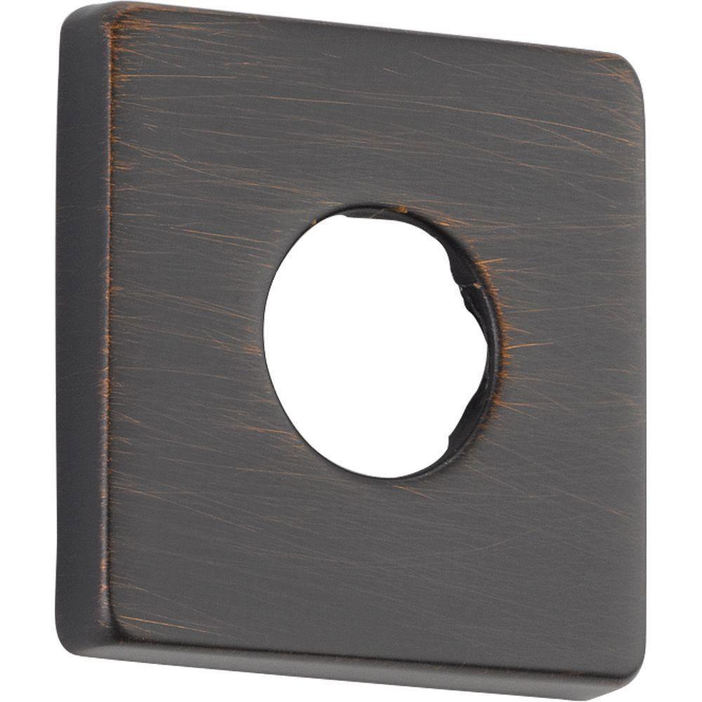 Delta Square Shower Arm Flange in Venetian Bronze 564438