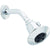 Delta Adjustable 1-Spray 1.85 GPM Water-Amplifying Shower Head in Chrome 572882