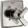 Delta Ashlyn 2-Handle Valve Trim Kit in Stainless Steel Finish (Valve Not Included) 685383