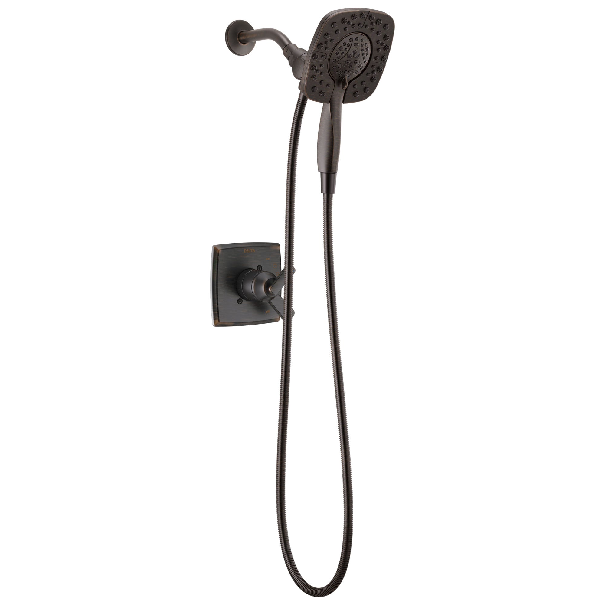 Delta Ashlyn In2ition 1-Handle Shower Faucet Trim Kit in Venetian Bronze (Valve Not Included) 685387