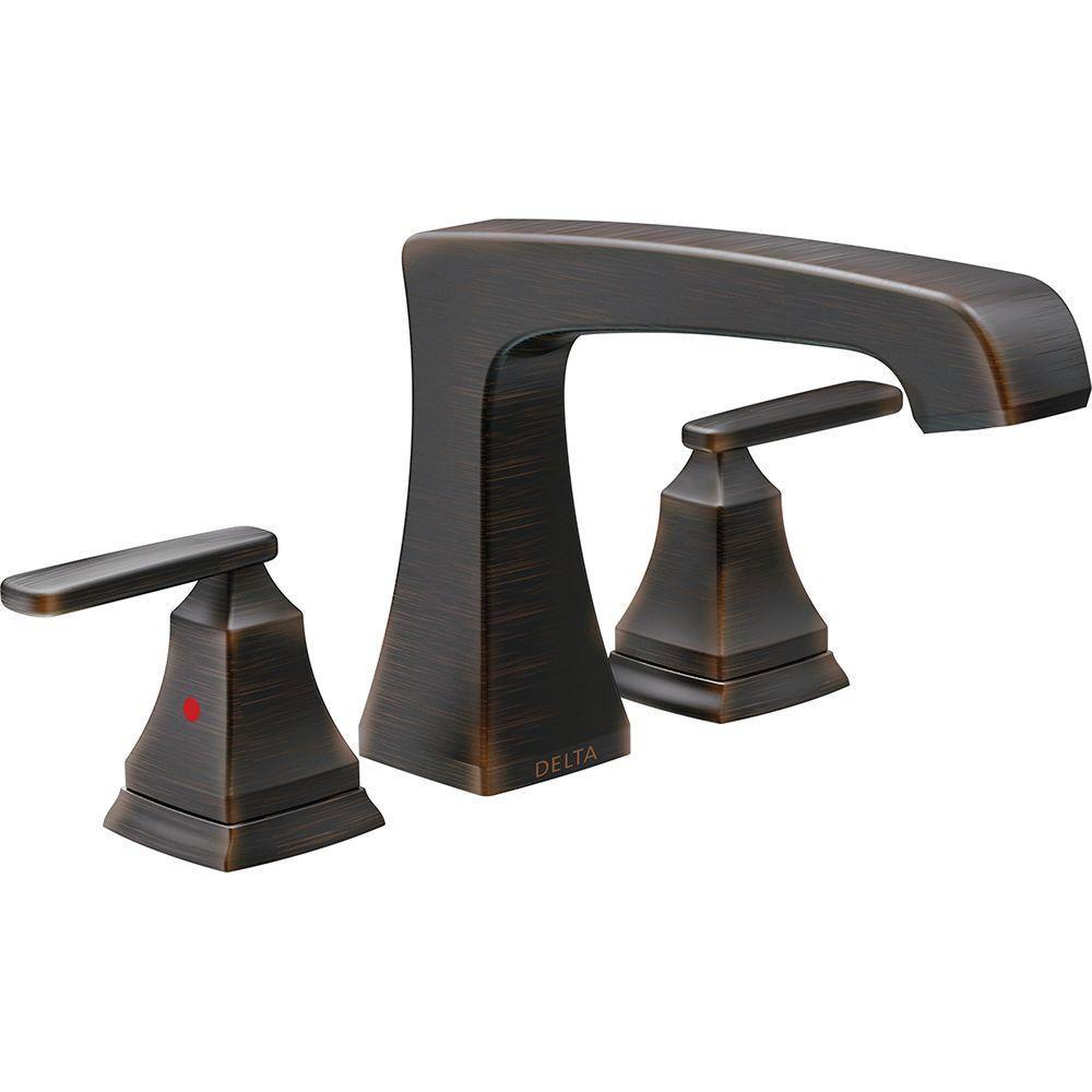 Delta Ashlyn 2-Handle Deck-Mount Roman Tub Faucet Trim Kit in Venetian Bronze (Valve Not Included) 685397