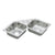 Elkay Dayton Top Mount Stainless Steel 31-7/8x31-7/8x7 3-Hole Double Bowl Kitchen Sink 140984