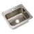 Elkay Celebrity Top Mount Stainless Steel 25x22x10.25 1-Hole Single Bowl Kitchen Sink 165241